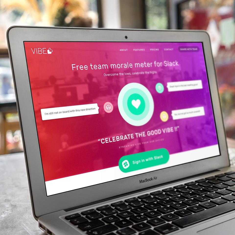 Vibe Landing Page Redesign